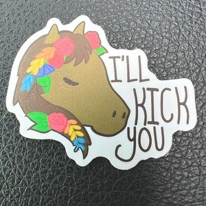 Mares Horse Attitude Horse People Humor Cowgirl Cowboy Equestrian Sticker